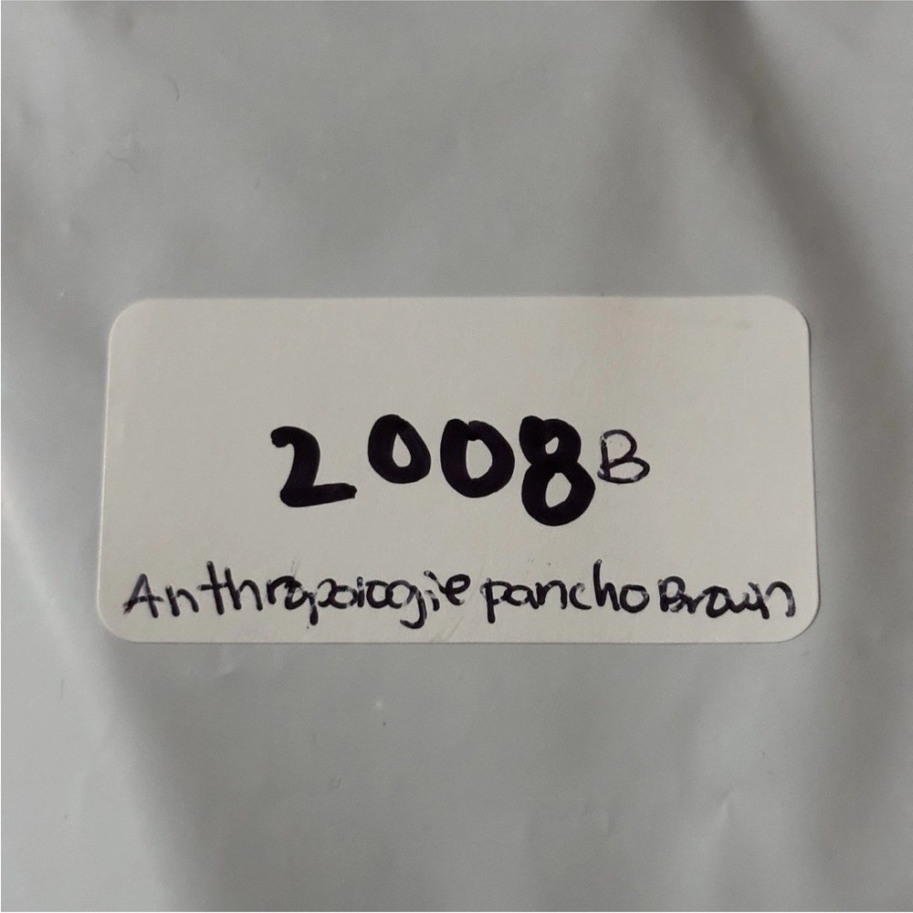 Pilcro By Anthropologie Womens 2XL Brown Tan Side Tie Short Sleeve Button Front - Picture 9 of 9
